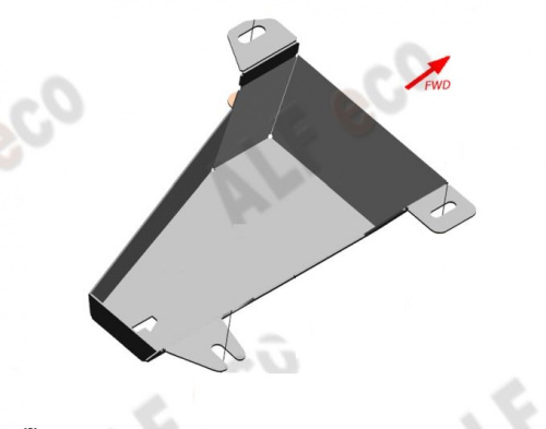 Защита адсорбера Chery Tiggo 4 2017-2019 V-1,5T; 2,0 Арт. ALF0222st