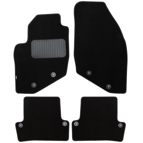 Коврики в салон Volvo S60  2000-2004, текстильные Klever premium, Черный, Арт. KLEVER03501022110KH