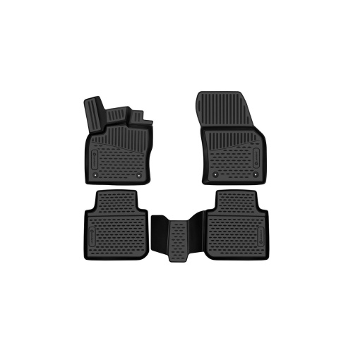 Коврики в салон Skoda Kodiaq  (NS7) 2016-2022, полиуретан 3D Element, Черный, Арт. ELEMENT3D4519210K