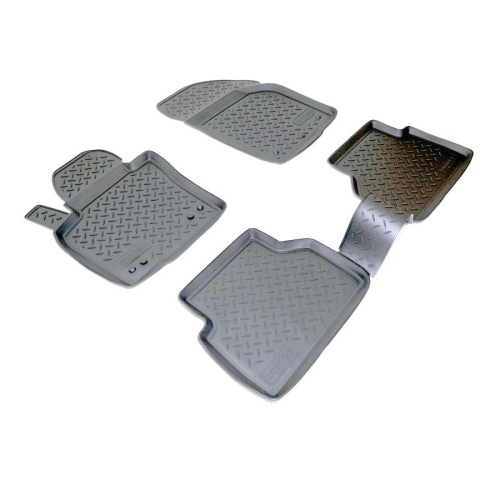 Коврики в салон Volkswagen Tiguan  2007-2011, полиуретан Norplast, Черный, Арт. NPLPO9550