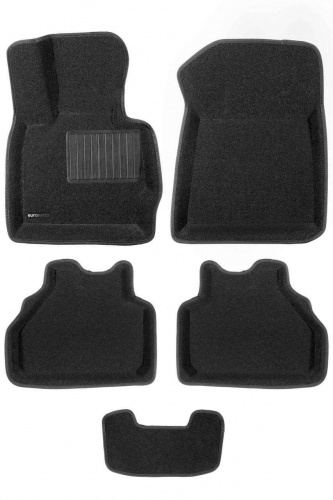 Коврики в салон BMW X3 (F25) 2010-2014, 3D ткань Euromat Business, Черный, Арт. EMC3D001210