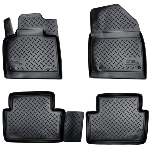 Коврики в салон Citroen C5  2007-2017 Седан, полиуретан Norplast, Черный, Арт. NPL-Po-14-17