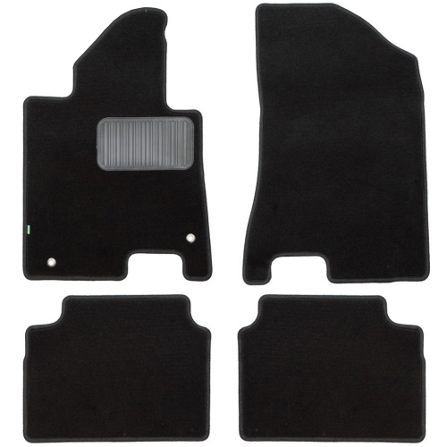Коврики в салон Kia K5  2019-, текстильные Klever standart, Черный, Арт. EXP.KLEVER0202507301210kh