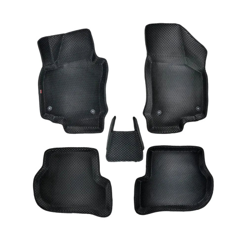 Коврики в салон Volkswagen Golf  2003-2008 Хэтчбэк 5 дв., 3D EVA LOCKER, Черный, Арт. EVAVWGOLF5