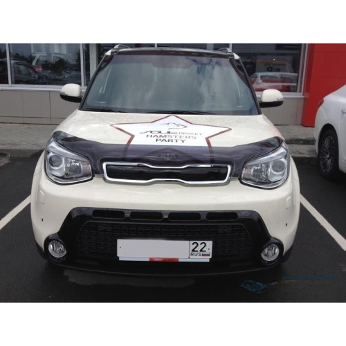 Дефлектор капота SIM для Kia Soul, арт.SKISOU1412
