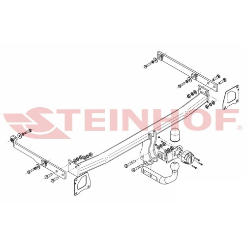 Фаркоп Renault Scenic 2009-2012 Steinhof Арт. R114