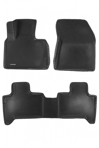 Коврики в салон BMW X5 (E53) 1999-2003, 3D EVA Euromat, Черный, Арт. EM3DEVA001211