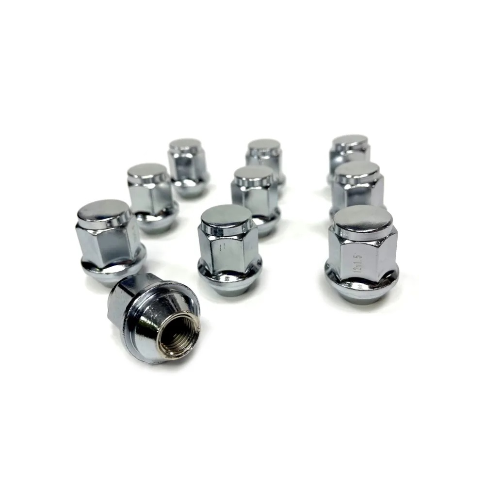 Гайка колеса M12x1.5 Конус h-35мм закрытая, Хром, Ключ 21, Арт. 801445HU(W/R)OR