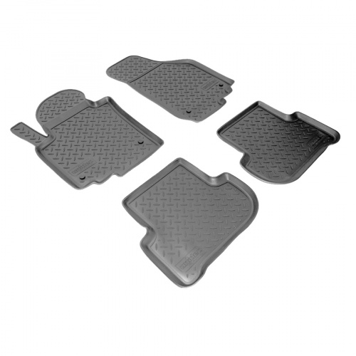 Коврики в салон Skoda Yeti  2009-2014, полиуретан Norplast, Черный, Арт. NPLPO8190