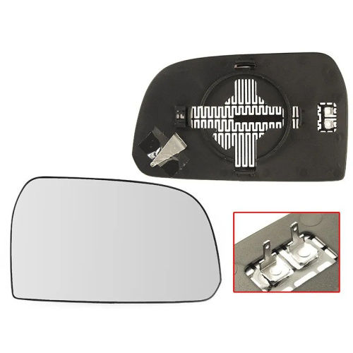 Зеркальный элемент  Hyundai Tucson (JM) 2004-2010 Обогрев/ сферическое, справа (R) Арт. ST1210060