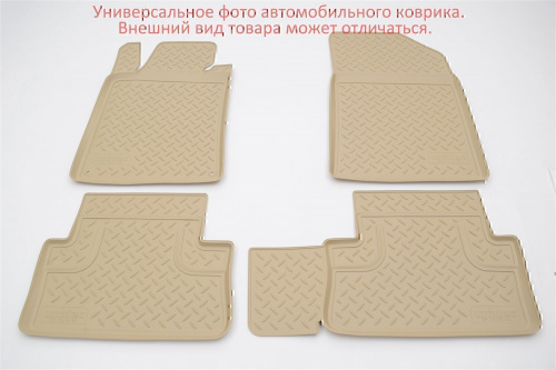 Коврики в салон Lexus ES  2012-2015, полиуретан Norplast, Бежевый, Арт. NPA11-C47-060-B