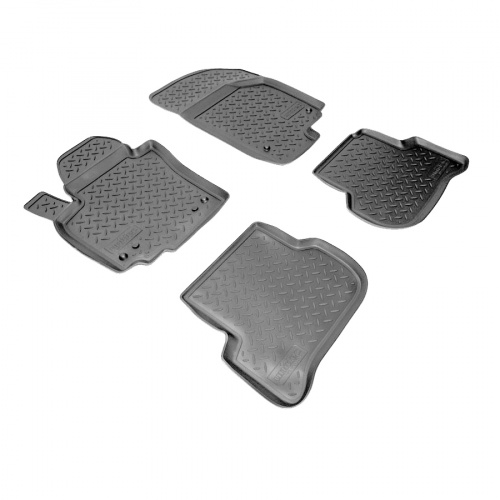 Коврики в салон Volkswagen Golf Plus  2009-2014, полиуретан Norplast, Черный, Арт. NPLPO9519