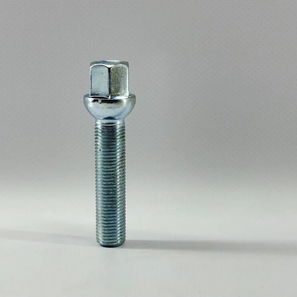 Болт колёсный M14x1.5 Сфера L-58мм Цинк, Ключ 17, Арт. 084230