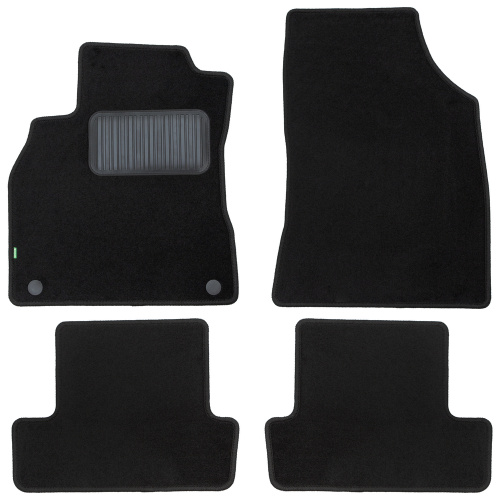Коврики в салон Renault Megane  2008-2012 Хэтчбэк 5 дв., текстильные Klever standart, Черный, Арт. EXP.KLEVER02411701210kh