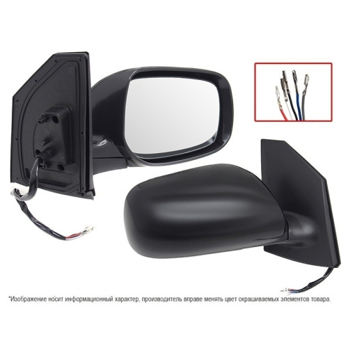 Зеркало боковое  Toyota Corolla Fielder (E140) 2006-2008 Рег-ка/Скл-ние/5конт, справа (R) Арт. STTY319401