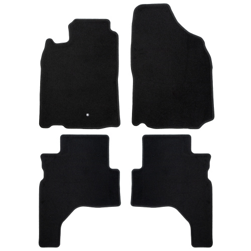 Коврики в салон Mitsubishi Pajero Sport  1998-2004, текстильные Klever эконом, Черный, Арт. KLEVER01350701200K