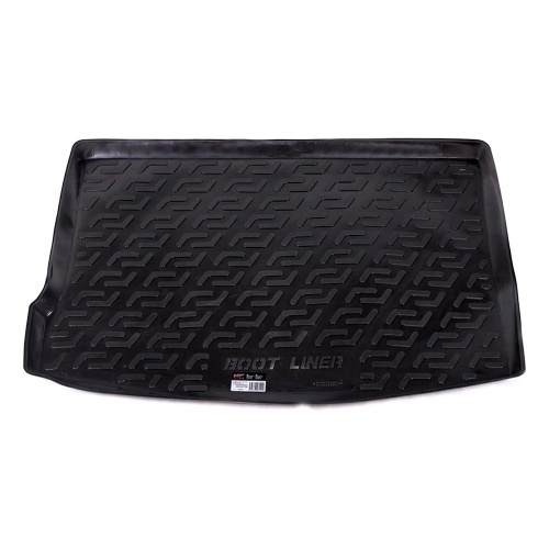 Коврик в багажник Ford Focus  2004-2008 Хэтчбэк 3 дв., пластик, L.Locker, Черный, Арт. 0102020800