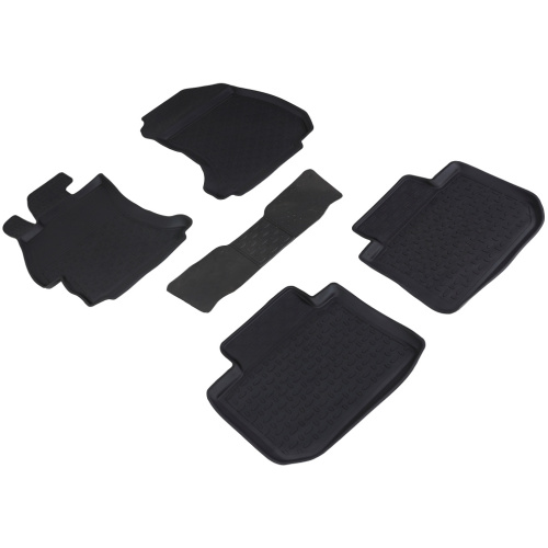 Коврики в салон Subaru Impreza  (GJ/G13) 2011-2014 Седан, резина Seintex выс. борт, Черный, Арт. 82911