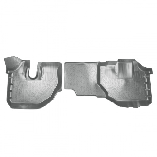 Коврики в салон JAC N120 2014- Бортовой грузовик, полиуретан 3D Norplast, Серый, Арт. NPC01-C38-150-M00-G