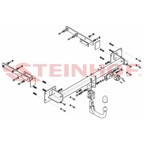 Фаркоп Mercedes R-Класс 2005-2007 Steinhof Арт. M147