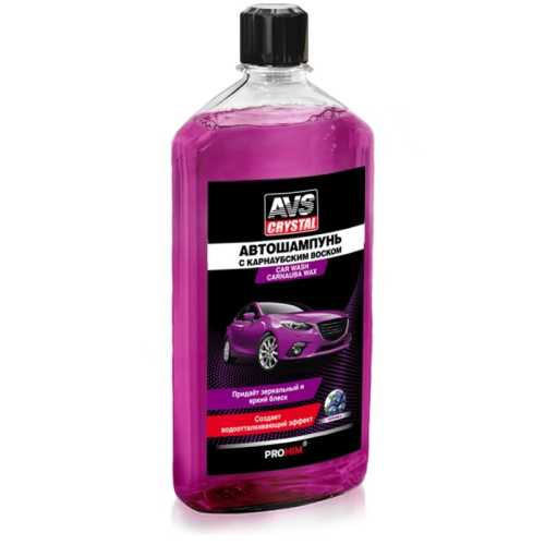 Автошампунь с карнаубским воском 500 мл. AVS AVK-832, шт