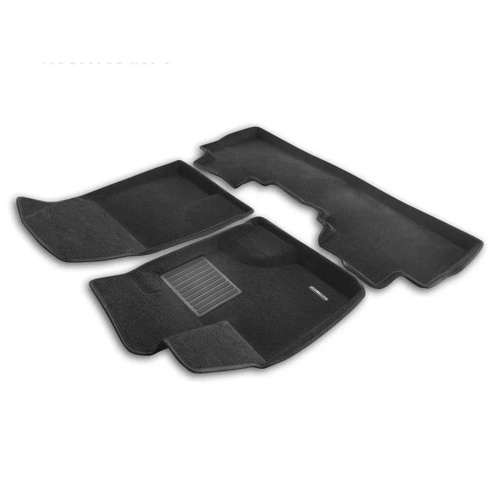 Коврики в салон Haval F7  2024-, 3D ткань Euromat Business, Черный, Арт. EMC3D001472