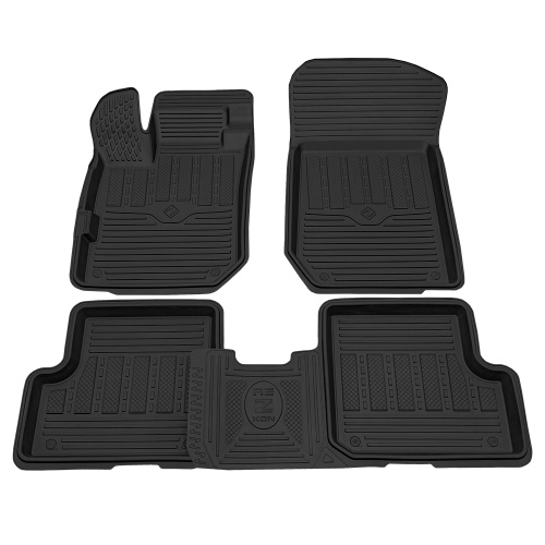 Коврики в салон Renault Logan  2012-2018 Седан, резина Rezkon, Черный, Арт. 1029015200