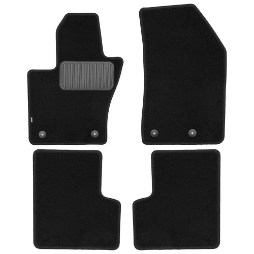 Коврики в салон Jeep Renegade 2014-2019, текстильные Klever standart, Черный, Арт. KLEVER0202400801210KH