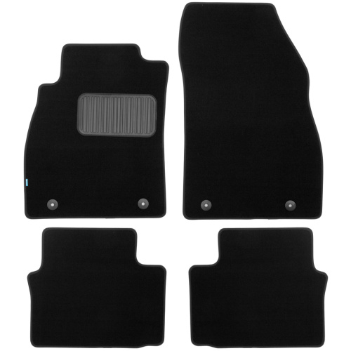 Коврики в салон Opel Insignia  2008-2013 Универсал, текстильные Klever premium, Черный, Арт. KLEVER03372222110KH