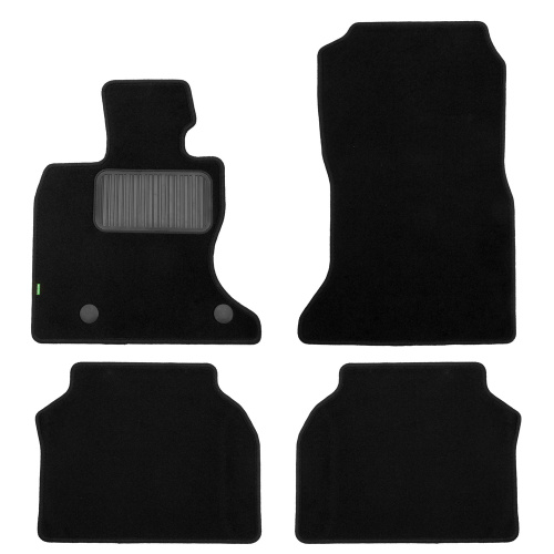 Коврики в салон BMW 5 (F07) GT 2009-2013, ткань Klever standart, Черный, Арт. KLEVER02051001210KH