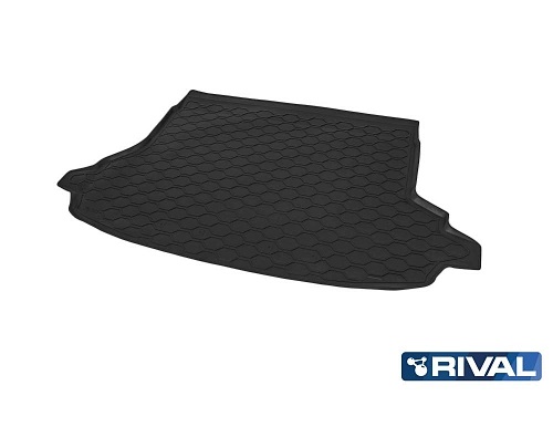 Коврик в багажник Subaru Forester V (SK/S14) 2018-2021, полиуретан Rival, Черный, Арт. 15401004