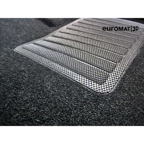 Коврики в салон Skoda Kodiaq  (NG) 2023-, 3D EVA Euromat, Черный, euro-std Арт. EMC3D004514