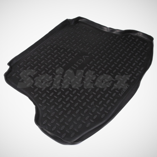 Коврик в багажник Nissan Tiida 2004-2012 Седан, полиуретан Seintex, Черный, Арт. 01262