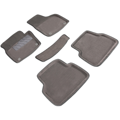 Коврики в салон Volkswagen Tiguan  2007-2011, 3D ткань Seintex , Серый, Арт. 84778