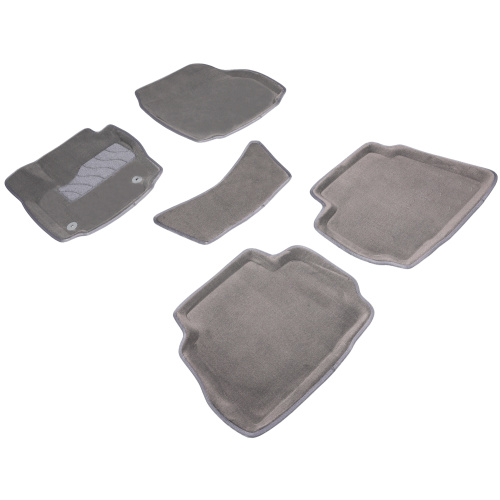 Коврики в салон Ford Mondeo  2010-2014 FL Лифтбек, 3D ткань Seintex , Серый, Арт. 89101