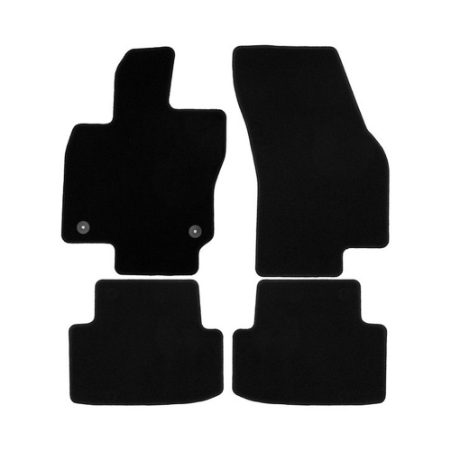 Коврики в салон Jetta VS5  2019-, текстильные Klever эконом, Черный, Арт. KLEVER0112800201200K