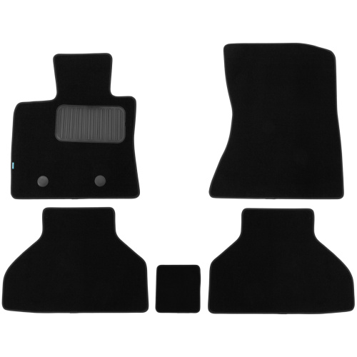 Коврики в салон BMW X5 (E70) 2006-2010, текстильные Klever premium, Черный, Арт. KLEVER03051722110KH