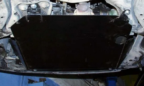 Защита картера двигателя, КПП Mazda 323 (BG) 1989-1995 3 дв. V-1.3; 1.5; 1.8 Арт. 12.0018