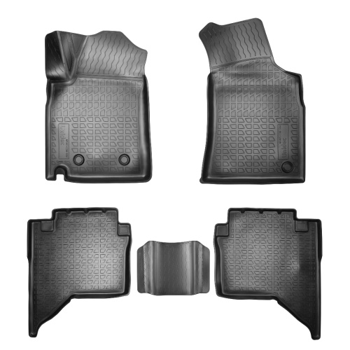 Коврики в салон JAC T8 2018-, полиуретан 3D Norplast, Черный, Арт. NPA11C385502