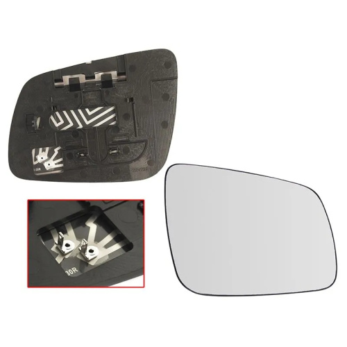 Зеркальный элемент  Mitsubishi Lancer 10 2007-2010 Седан Обогрев/ сферическое, справа (R) Арт. ST1210010