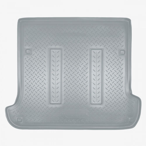 Коврик в багажник Toyota Land Cruiser Prado (J120) 2002-2007 5 дв., полиуретан Norplast, Серый, Арт. NPLP8840G