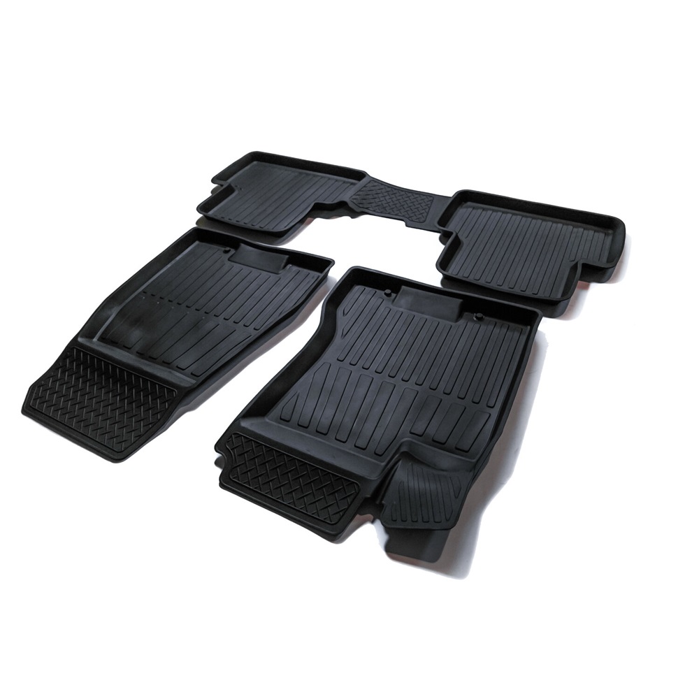 Коврики в салон Nissan X-Trail (T31) 2007-2011, резина 3D SRTK Premium, Черный, Арт. PR.NS.X.TR.07G.02029