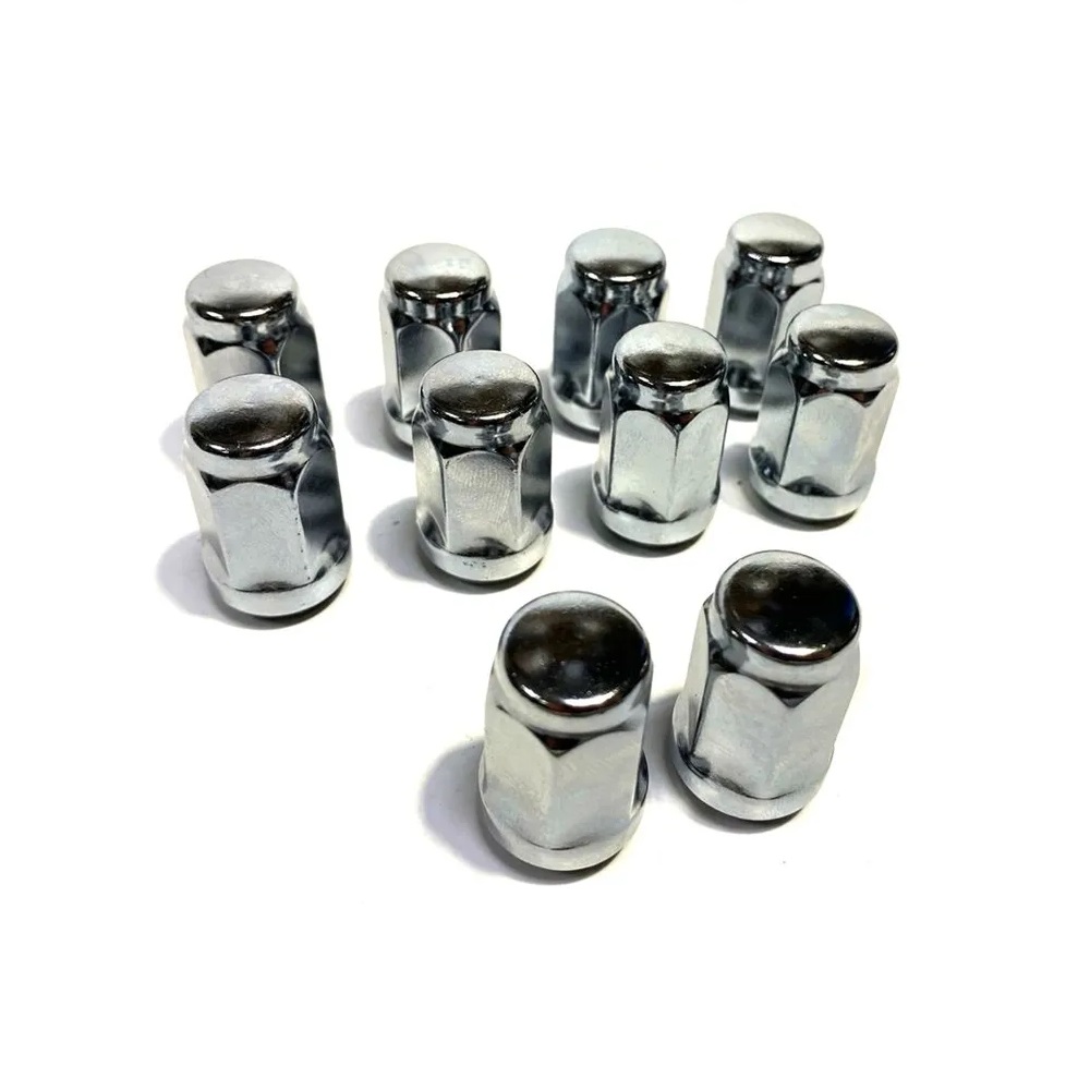 Гайка колеса M12x1.25 Конус h-33мм закрытая, Хром, Ключ 17, Арт. 311344HT