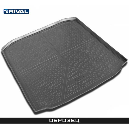 Коврик в багажник Geely Cityray 2024-, полиуретан Rival, Черный, Арт. 61947002