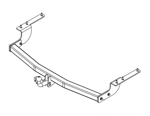 Фаркоп Toyota Highlander (U40) 2007-2010 AVTOS Арт. TY 32