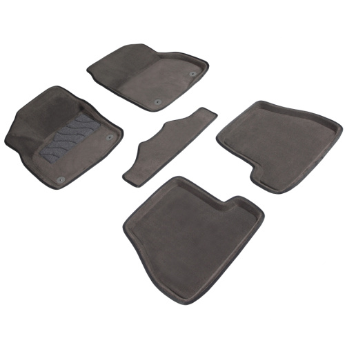 Коврики в салон Ford Focus  2010-2015 Седан, 3D ткань Seintex , Серый, АКПП Арт. 84780