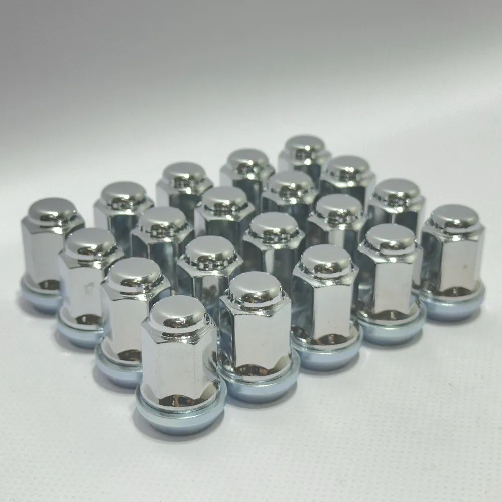 Гайка колеса M14x1.5 Конус h-34мм закрытая, Хром, Ключ 19, Арт. 801448Var.PCD