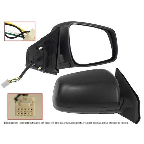 Зеркало боковое  Mitsubishi Lancer 10 2007-2010 Седан Обогрев/Рег-ка/5конт, справа (R) Арт. STMBW59401