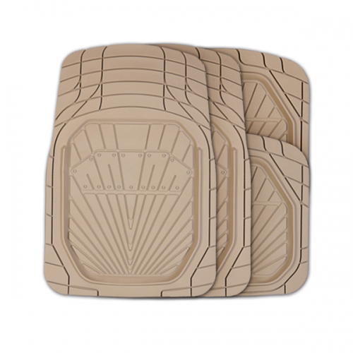 Ковры салона, на 2-й или 3-й ряд, 450х1270, резиновый, бежевый, Арт. TER-150l BE