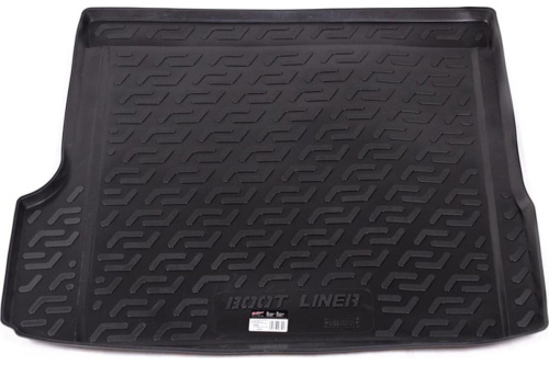 Коврик в багажник BMW X3 (E83) 2003-2006, пластик, L.Locker, Черный, Арт. 0129020100